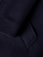 Loro Piana - Daito Shawl-Collar Double-Faced Cashmere Coat - Blue