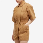 Max Mara Women's Angora Cargo Shirt Dress in Brown