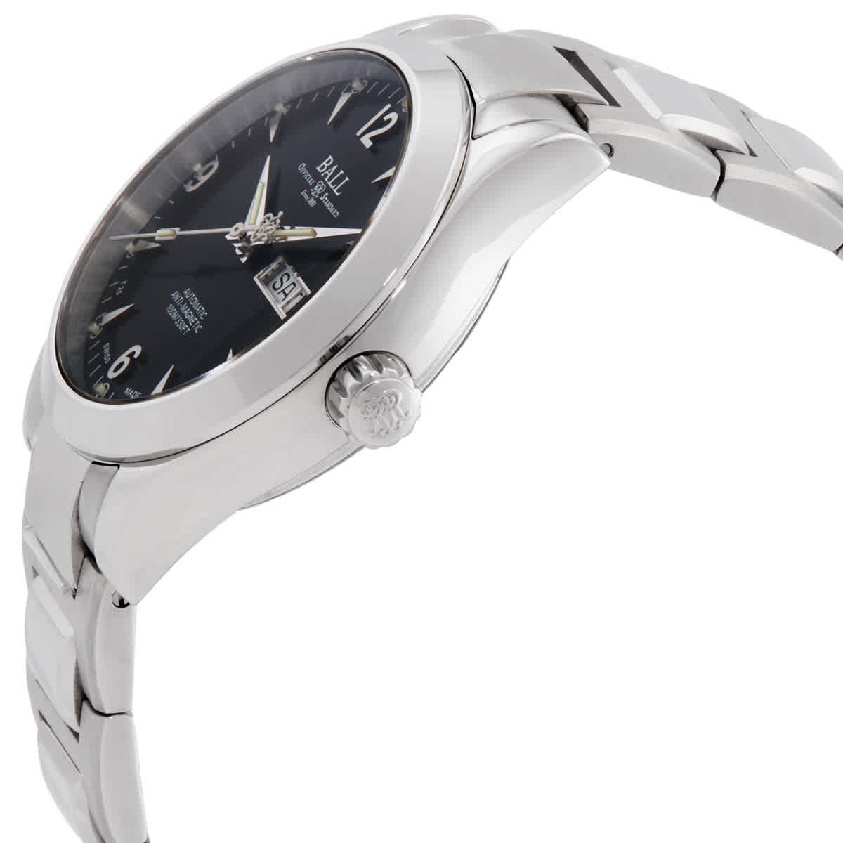 Ball Engineer II Ohio Automatic Black Dial Mens Watch NM2026C-S5J-BK