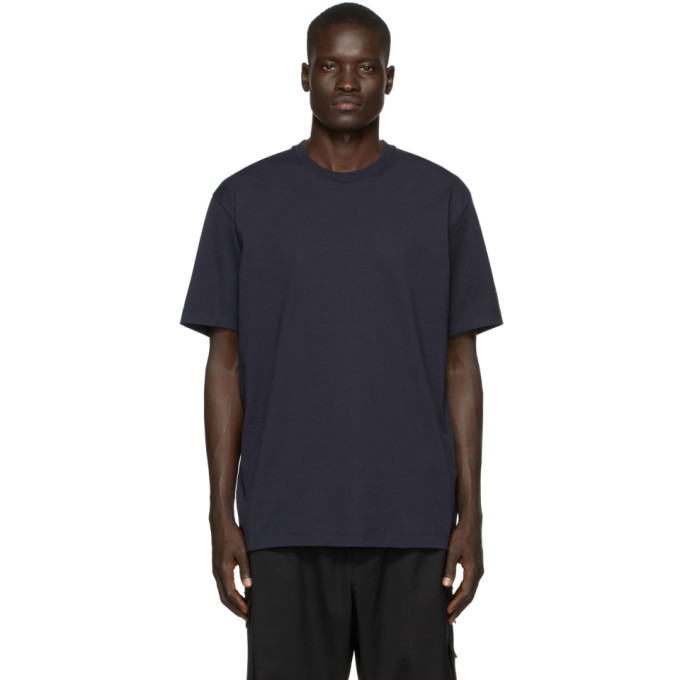 Y-3 Navy Classic Logo T-Shirt Y-3