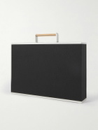 Charles Simon - Mackenzie Full-Grain Leather Twelve-Piece Travel Watch Case