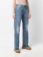 STELLA MCCARTNEY - Striped Straight Leg Denim Jeans