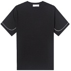 Sage Nation Men's Flat Lock Stitch T-Shirt in Black