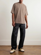 Acne Studios - Extorr Logo-Appliquéd Garment-Dyed Cotton-Jersey T-Shirt - Brown