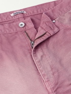 Auralee - Straight-Leg Cotton Trousers - Red