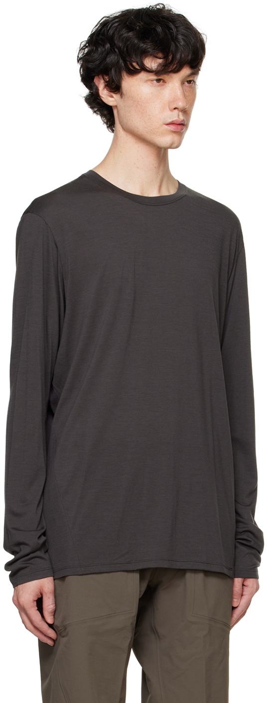 Veilance Gray Frame Long Sleeve T-shirt