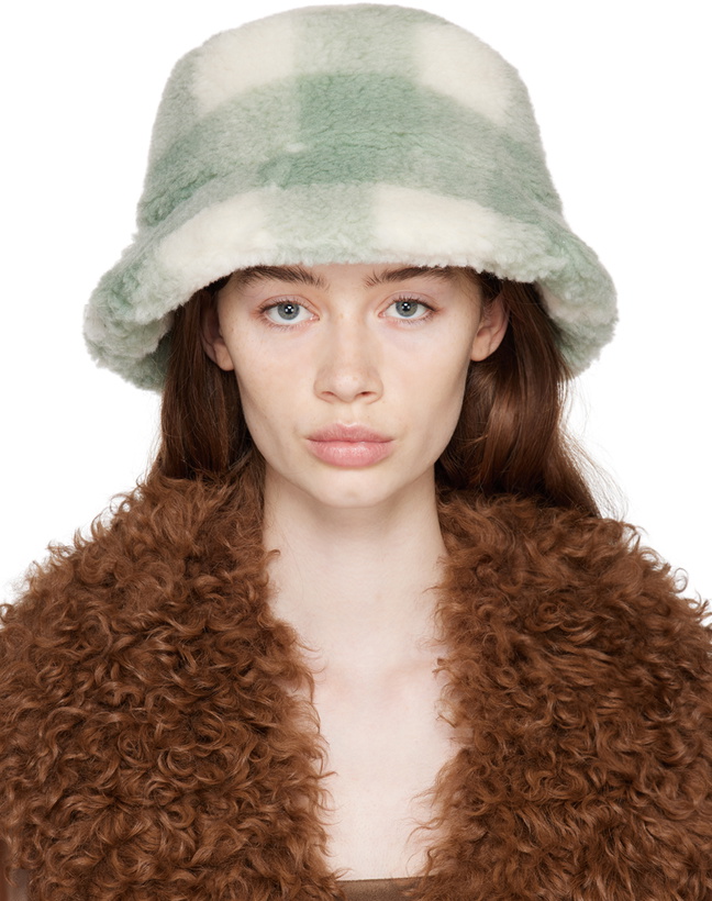 Photo: Stand Studio Green & Off-White Wera Bucket Hat