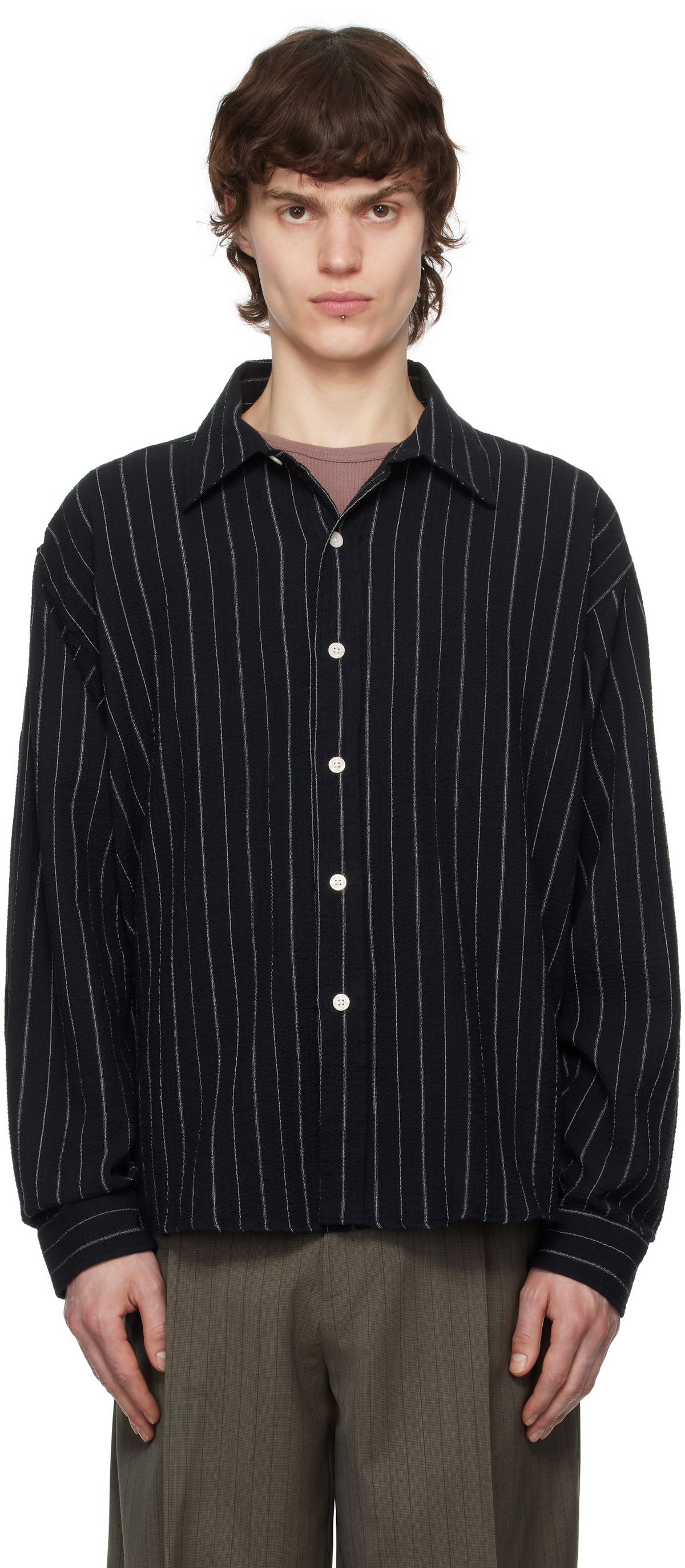 mfpen Black Vacation Shirt mfpen