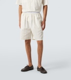 Calvin Klein Collection Edward striped technical shorts