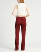 Manila Grace Womens Pants Burgundy