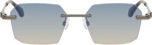 Palm Angels Gunmetal Quartz Sunglasses