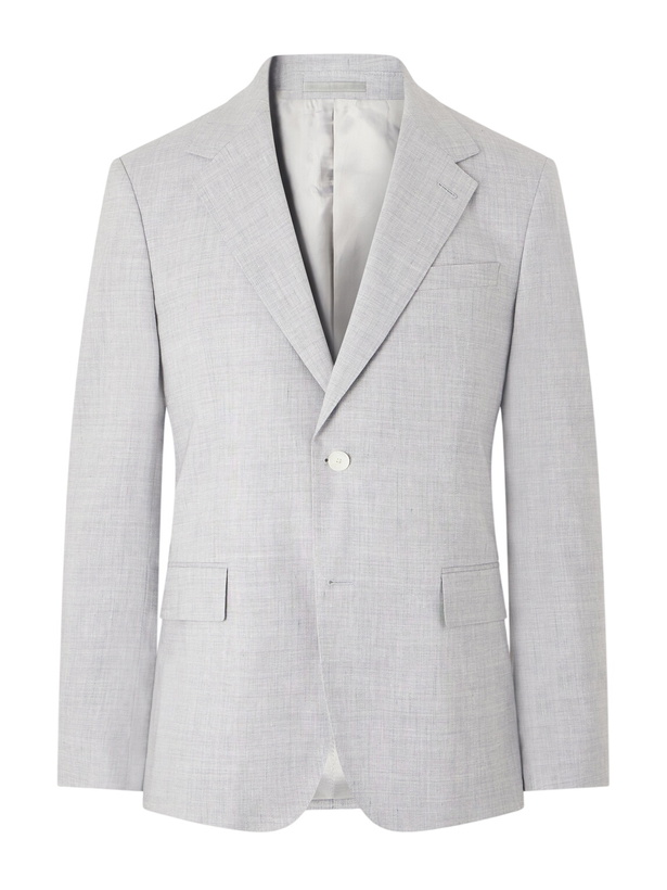 Photo: Mr P. - Wool and Linen-Blend Suit Jacket - Gray