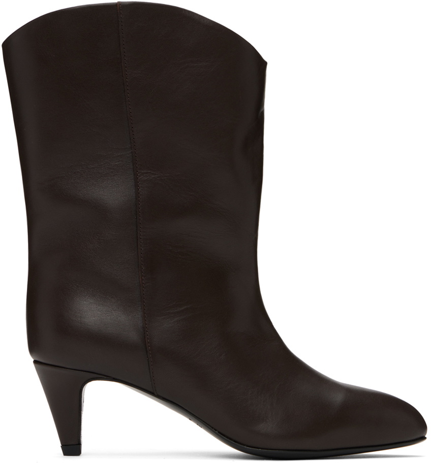 BY FAR Brown Osage Boots