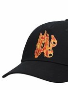 PALM ANGELS - Burning Monogram Cotton Cap