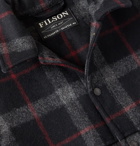 Filson - Layered Checked Wool Coat - Black