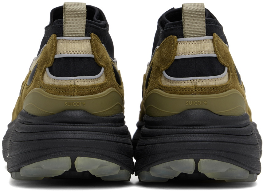 SUICOKE Khaki AKK-ZIP Sneakers