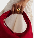 Khaite Lotus 18kt gold-plated ring