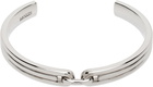 Lanvin Silver Chain Rigid Bracelet