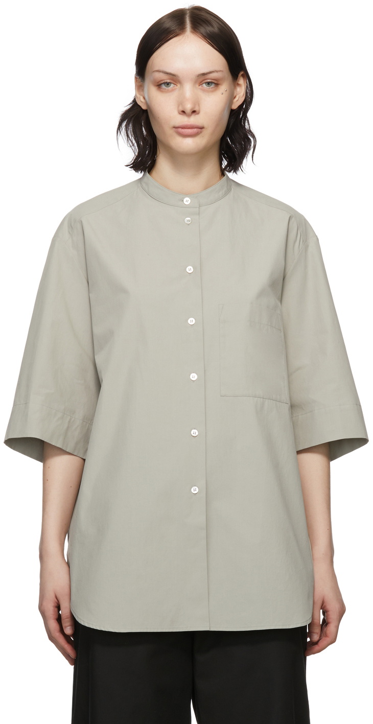 Studio Nicholson Grey Volume Lucas Shirt Studio Nicholson