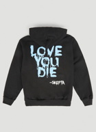 Skepta “Love You Die” Zip-Up Hooded Sweatshirt in Black