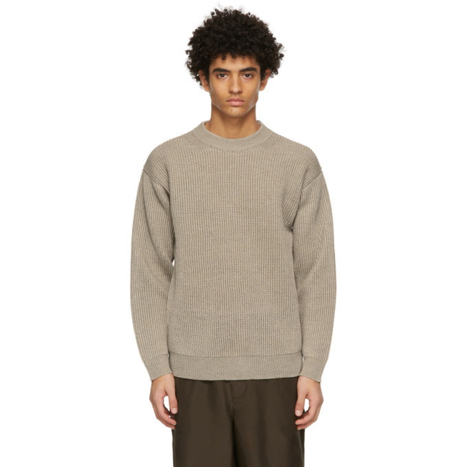 Photo: AURALEE Khaki Hemp Big Sweater