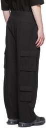 Juun.J Black Cotton Cargo Pants