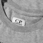 C.P. Company Undersixteen Women's Stamp Logo Tee in Grey Melange