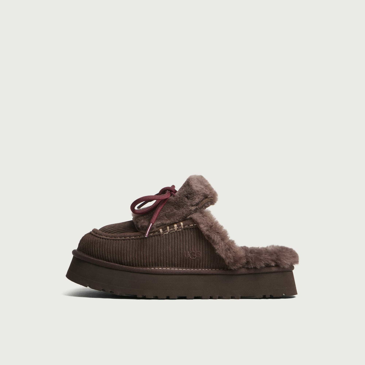 UGG Women's Disquette Heritage Slipper in Burnt Cedar