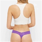 Hanky Panky Women's Low Rise Thong Brief in Vivaious Violet