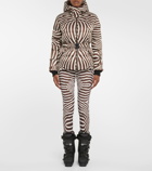 Bogner Elaine zebra-print stirrup ski pants