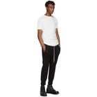 Rick Owens Black Boiled Cashmere Track Pants