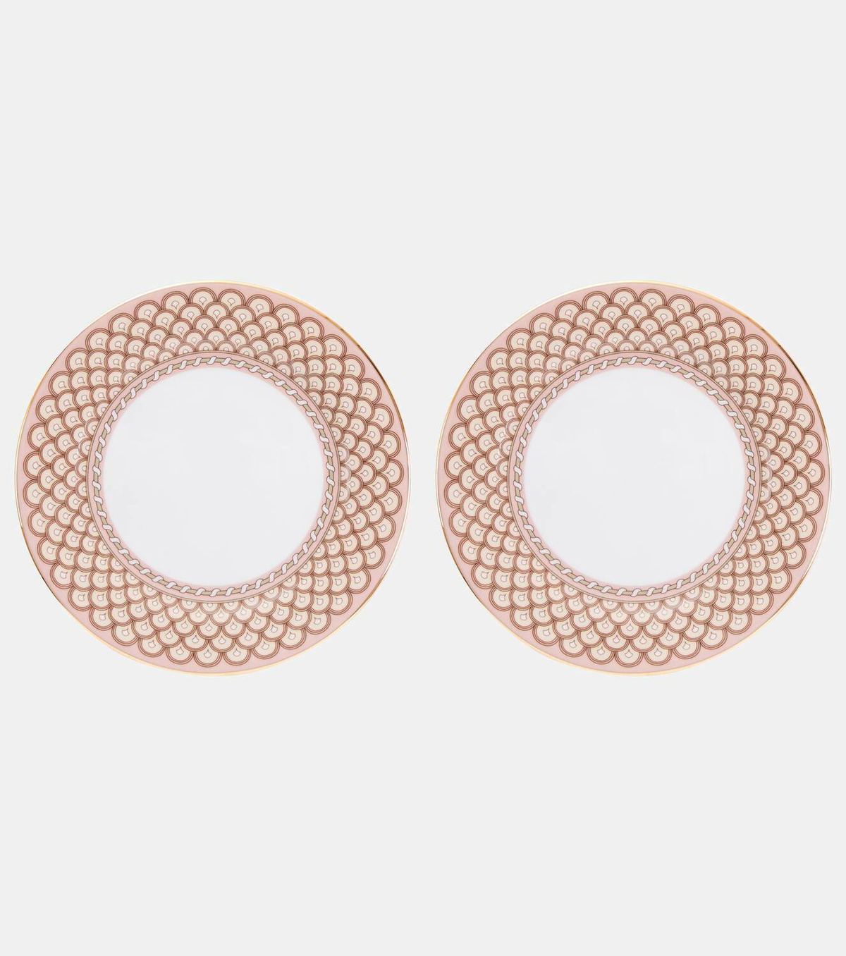 La DoubleJ Napoli Dusty Pink set of 2 dessert plates