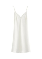Simone PÉRÈLE Love Me Lace-trim Silk-satin Night Dress Ivory