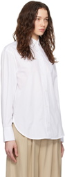 Victoria Beckham White Oversized Shirt