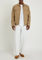Moncler Cotton-poplin Overshirt Tan
