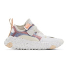 Nike White ISPA OverReact Flyknit Sneakers