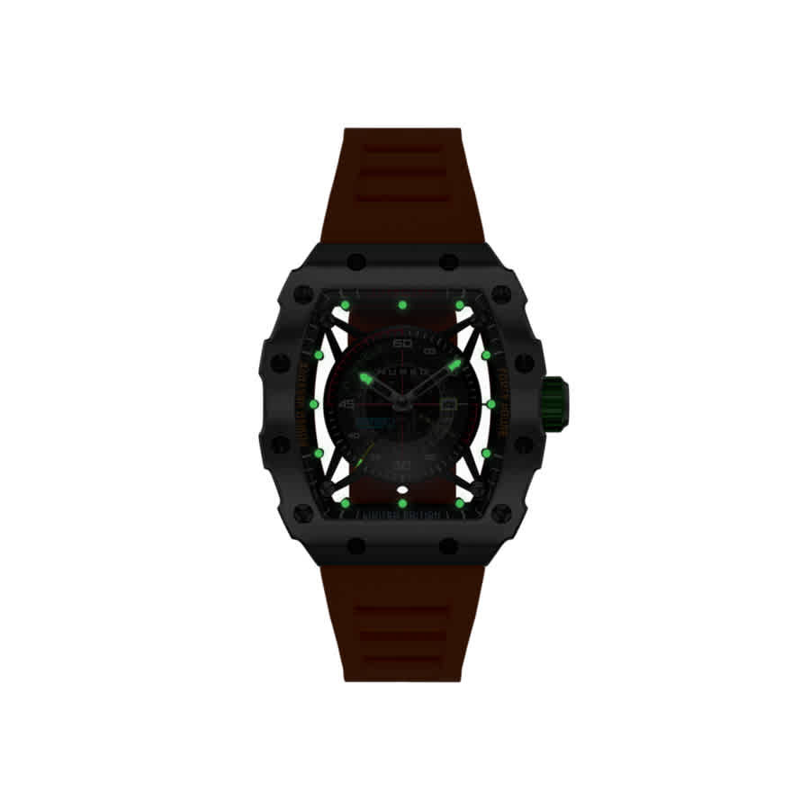 Nubeo Huygens Black Dial Mens Watch NB-6080-01