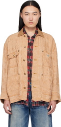 R13 Orange Evelyn Chore Jacket