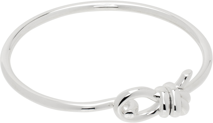 Photo: Bottega Veneta Silver Knot Bracelet