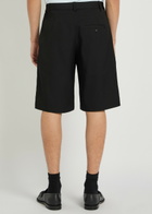 Jacquemus Le Short Camargue Wool Shorts Black