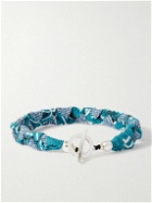 Mikia - Bandana Cotton Bracelet - Blue