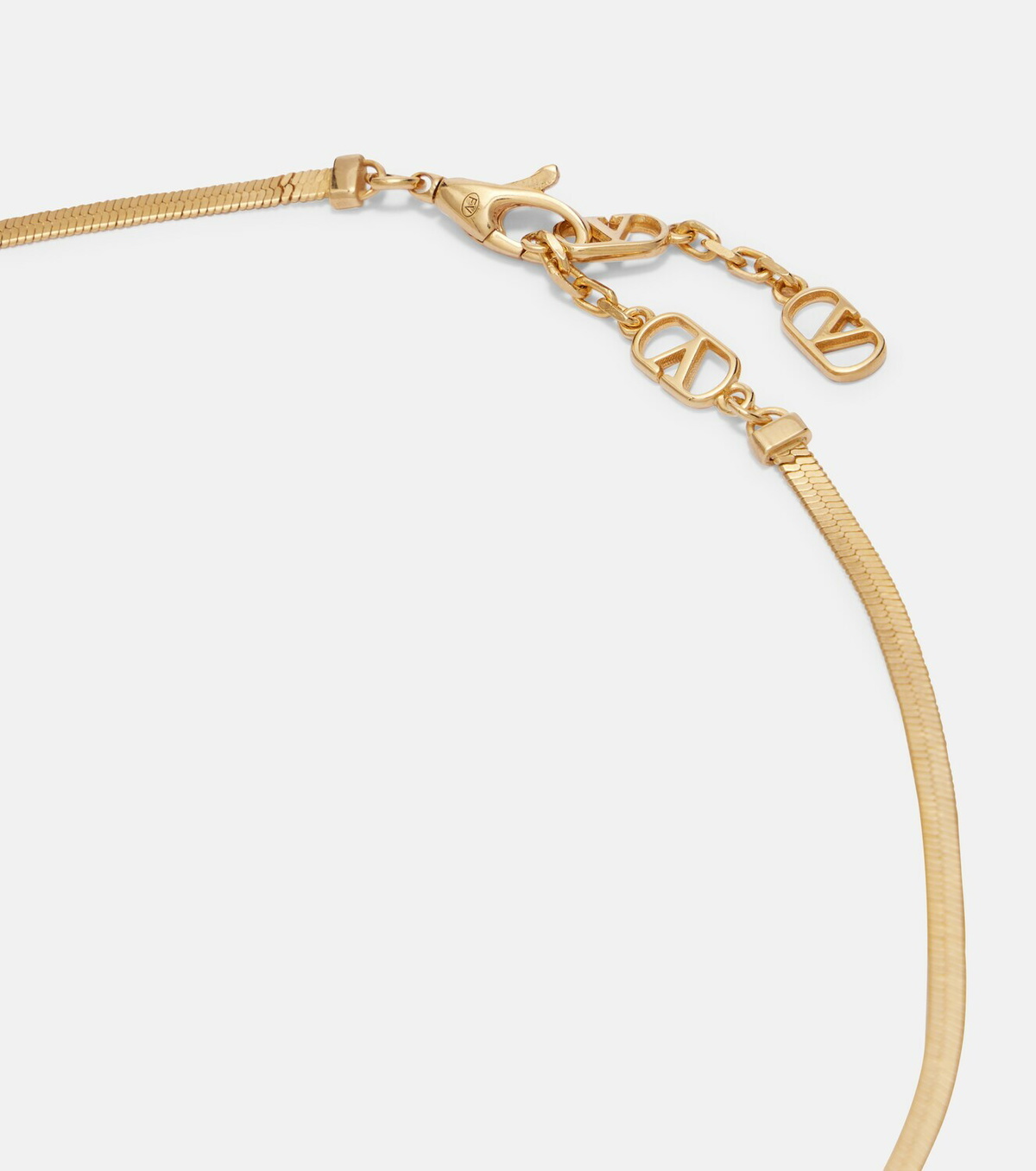 Valentino VLogo embellished necklace