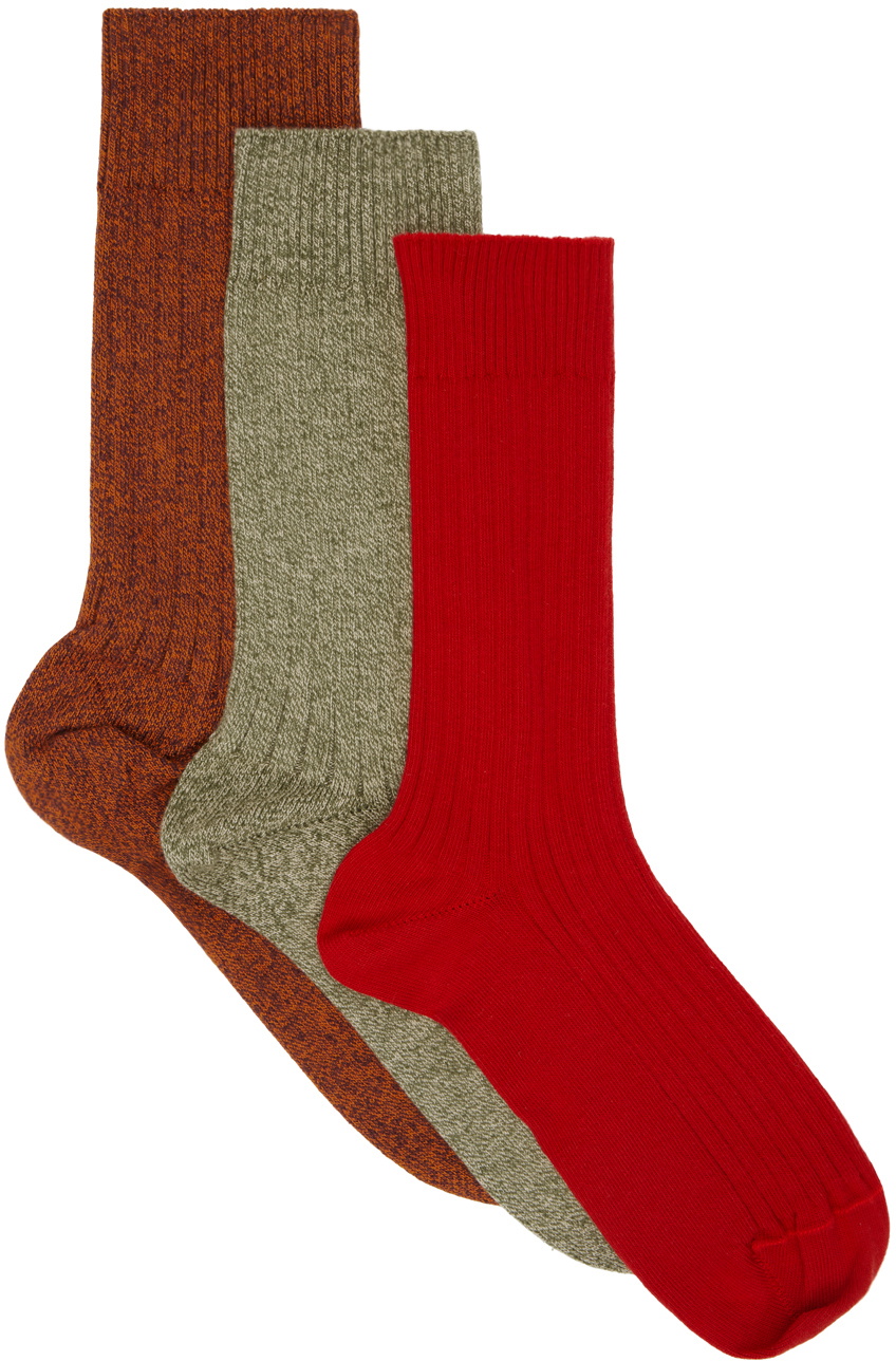 Baserange Rib Overankle Socks in Vie Pink main image 1