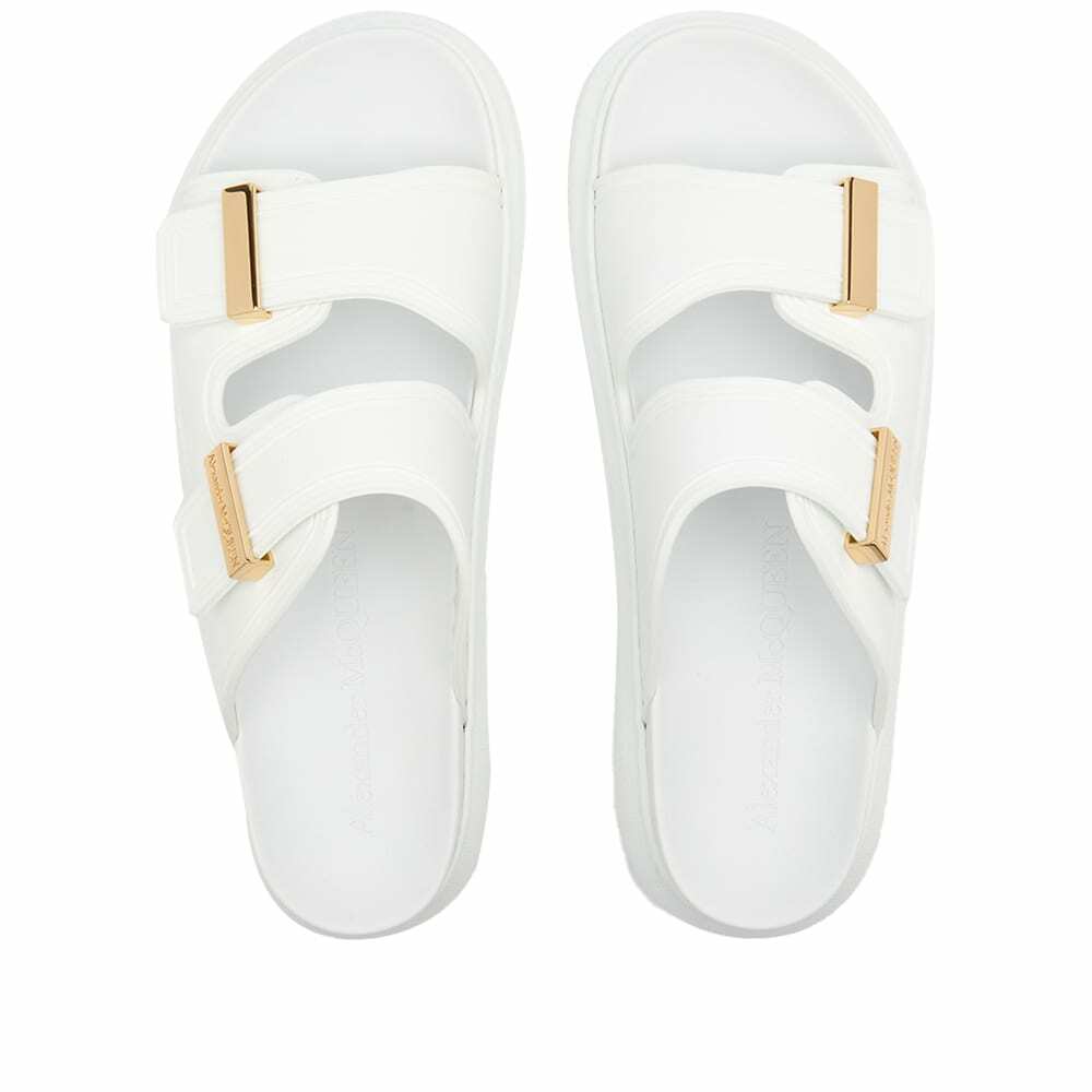 Alexander McQueen Women's Strappy Sandal Silver