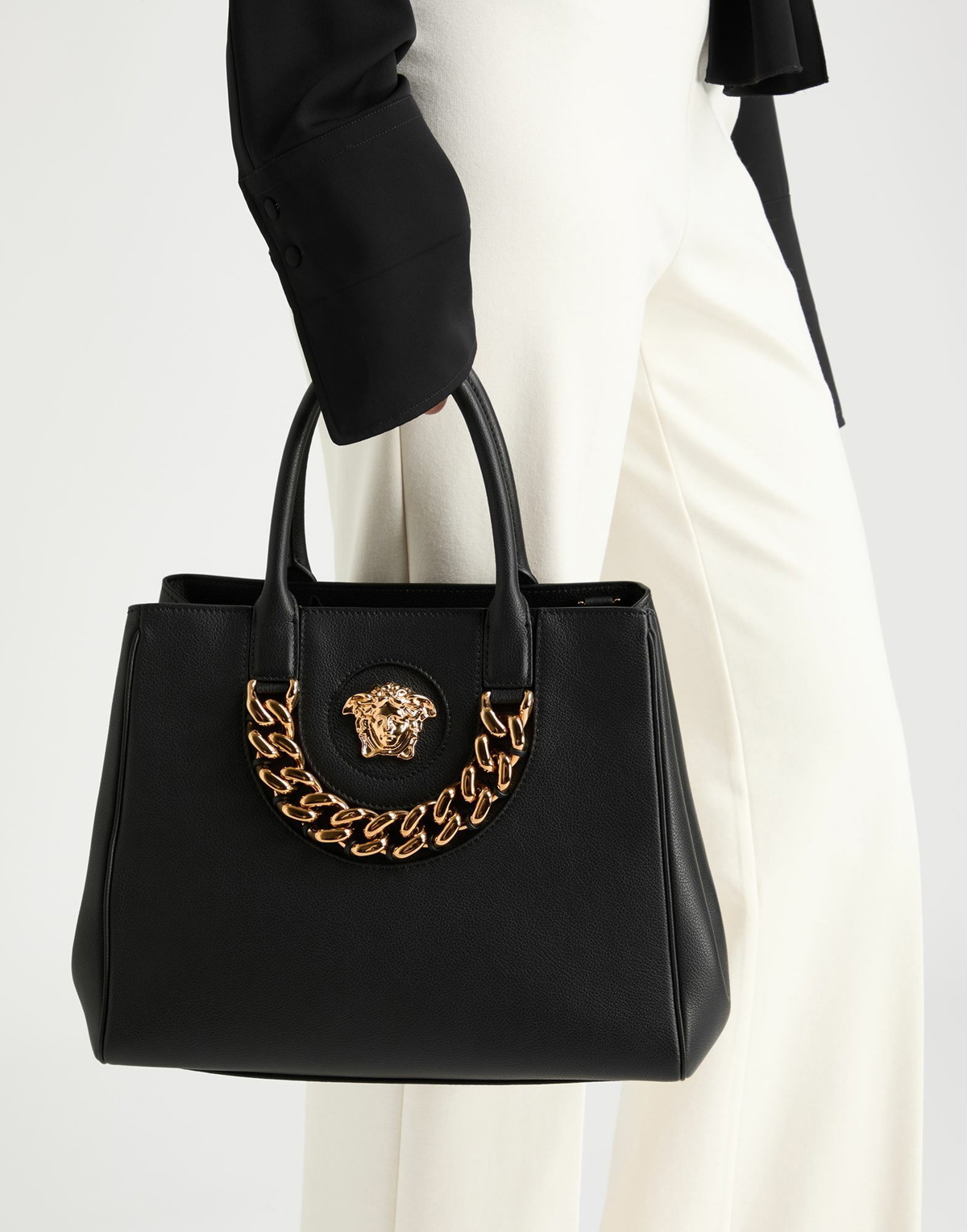 Versace Womens Handbag in Black