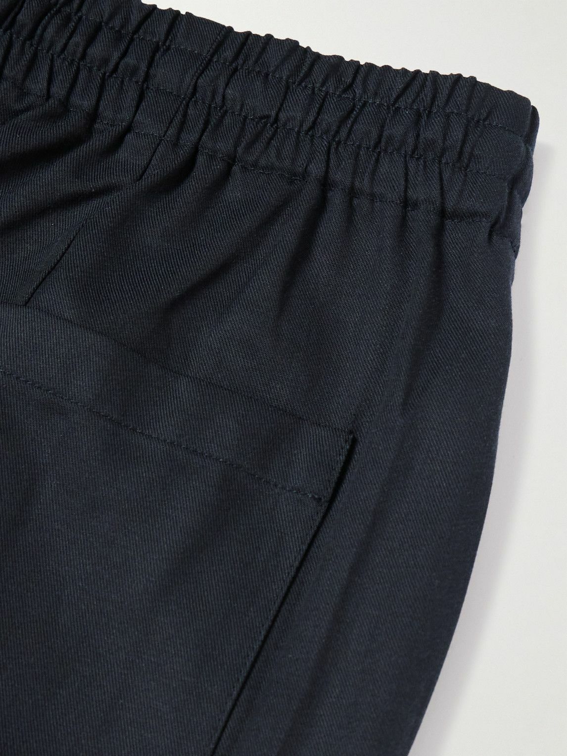 Lyocell Wool Drawstring Slacks