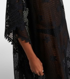 Melissa Odabash Yasin cotton-blend lace kaftan