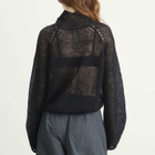 STEL Women's Turtle Neck Knit Jumper in Black