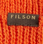 Filson - Watch Cap Ribbed Wool Beanie - Orange