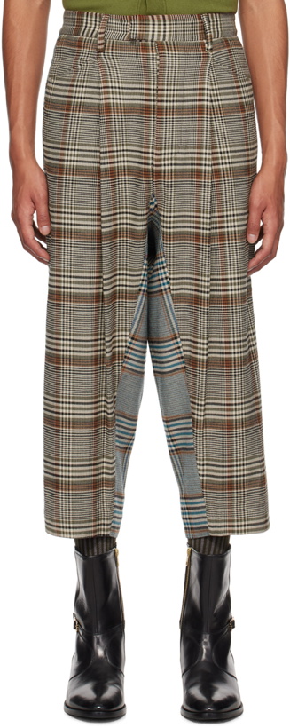 Photo: Vivienne Westwood Beige & Brown Macca Trousers